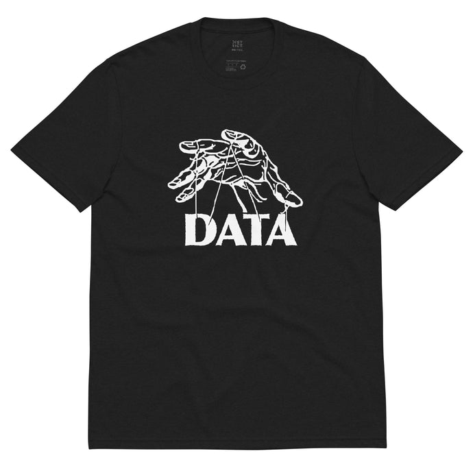 Data Work — in Black — Garment Dyed Heavyweight T-shirt